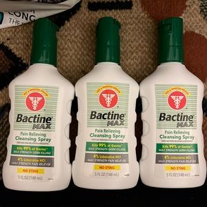Bactine max pack of three